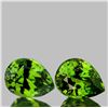 Image 1 : Natural Pear  Rare Green Demantoid Pair {Flawless-VVS}