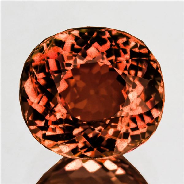 Natural Sunset Padparadscha  Tourmaline {Flawless-VVS1}