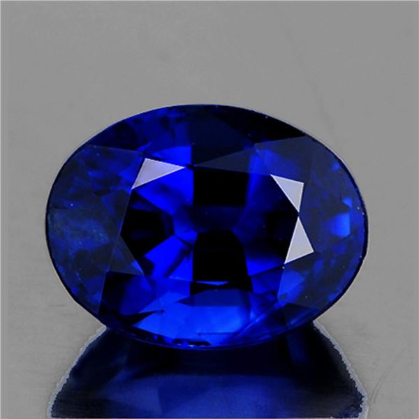 Natural Intense Royal Blue Sapphire [Flawless-VVS]