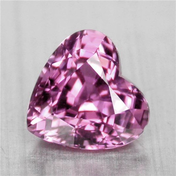 Natural Pink Tourmaline Heart  [VVS]