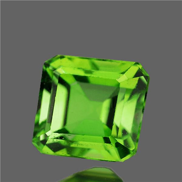 Natural Asscher Green Tourmaline [VVS]