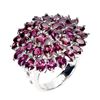 Image 1 : Natural African Rhodolite Garnet Ring