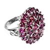 Image 3 : Natural African Rhodolite Garnet Ring