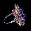 Image 3 : Natural Amethyst Tourmaline Ring