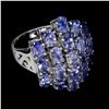 Image 3 : Natural Violet Blue Tanzanite Ring