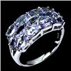 Image 2 : Natural Violet Blue Tanzanite Ring
