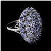 Image 3 : Natural Violet Blue Tanzanite Ring