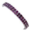 Image 2 : Natural  Rhodolite Garnet Bracelet
