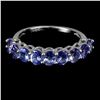 Image 1 : Natural Blue Tanzanite Ring