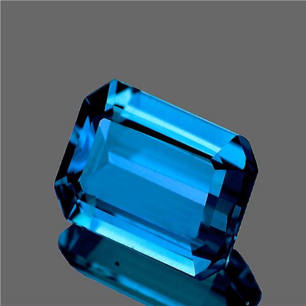 Natural  London Blue Topaz [Flawless-VVS]