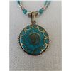 Image 1 : Tibet Hand Made Natural Turquoise  Necklace