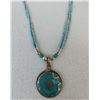 Image 2 : Tibet Hand Made Natural Turquoise  Necklace