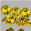 Image 1 : Natural Yellow Sapphire 5 Pcs {Flawless-VVS}