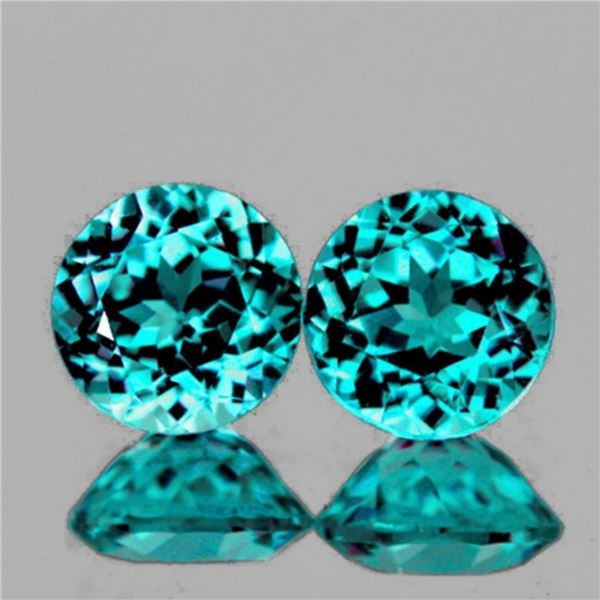 Natural Green Blue Apatite Pair { VS }