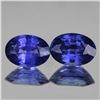 Image 1 : Natural Intense Blue Sapphire Pair {Flawless-VVS}