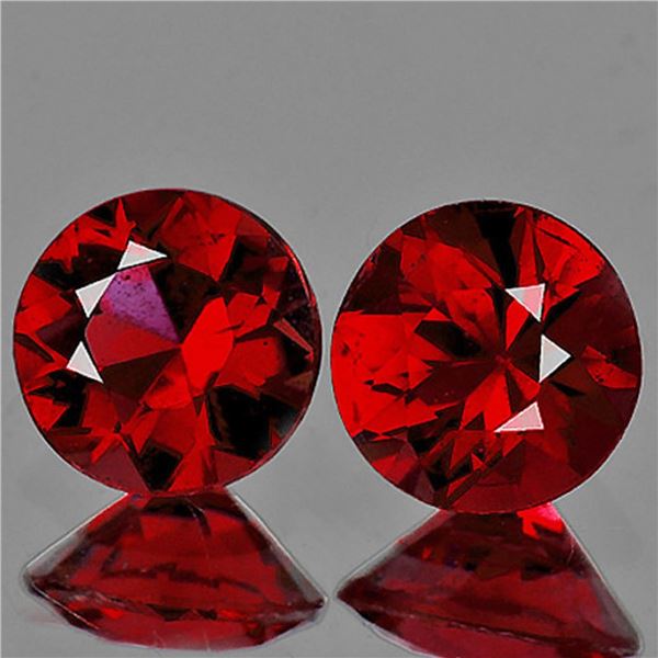 Natural Rare Mahange Red Spinel Pair [Flawless-VVS]