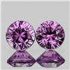 Image 1 : Natural Violet Pink Mahenge Spinel  Pair{Flawless-VVS}