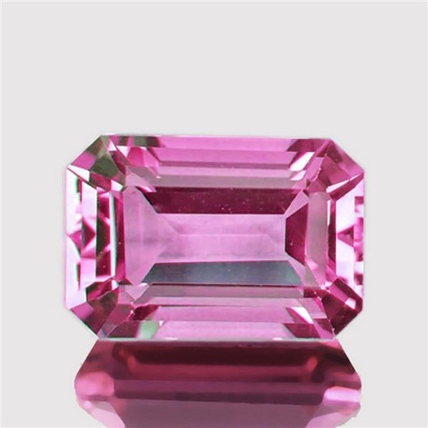 Natural Octagon  Pink Tourmaline [VVS]