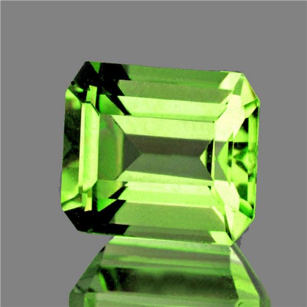 Natural  Apple Green Tourmaline [Flawless-VVS]