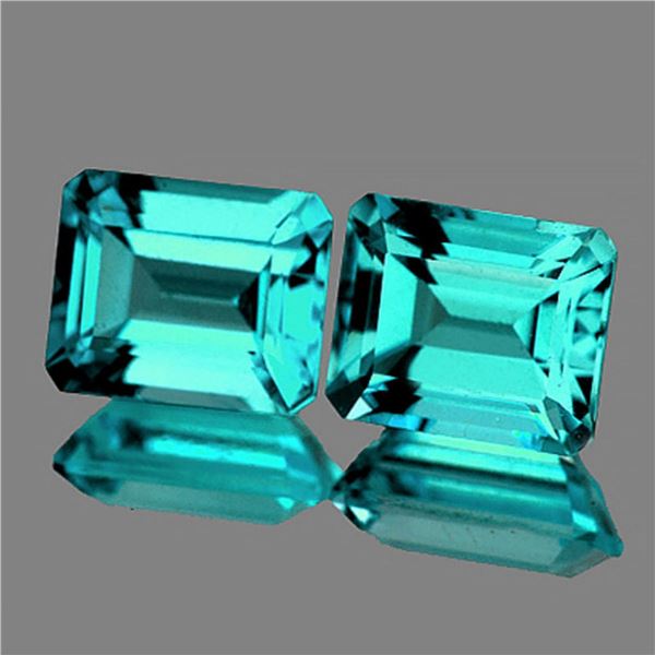 Natural Bluish/Green Apatite Pair [Flawless-VVS]
