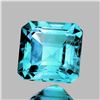 Image 1 : Natural Asscher Baby Blue Apatite [VVS]
