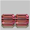 Image 1 : Natural Padparadscha Pink Tourmaline Pair { Flawless-VVS }