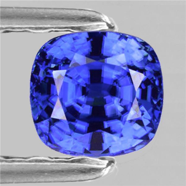 Natural Cushion Ceylon Blue Sapphire  { VVS }