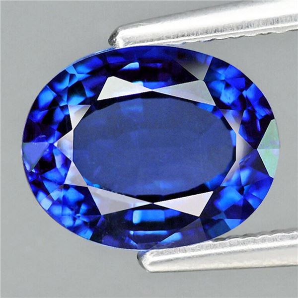 Royal Kashmir Royal  Blue Sapphire 1.45 Cts {Flawless-VVS}