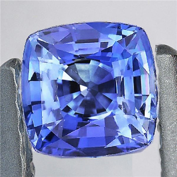 Natural Ceylon Blue Sapphire  { Flawless-VVS }