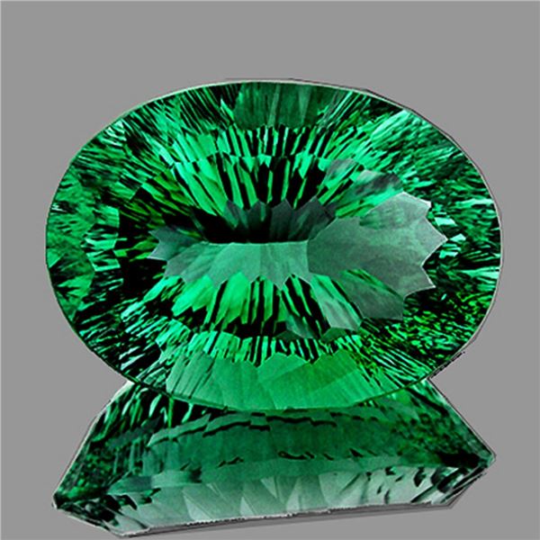 Natural Intense Emerald Green Fluorite {Flawless-VVS}