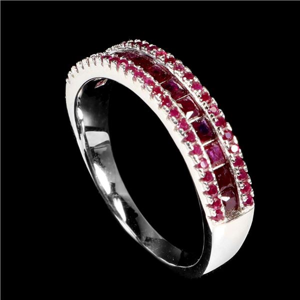 Natural Princess Red Burma Ruby Ring