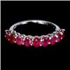 Image 1 : Natural Oval Red Ruby Ring