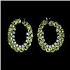 Image 1 : Natural Round Peridot Earrings