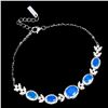 Image 1 : Natural Ethopian Blue Opal Bracelet