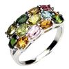 Image 2 : Natural Multi Color Brazil Tourmaline Ring