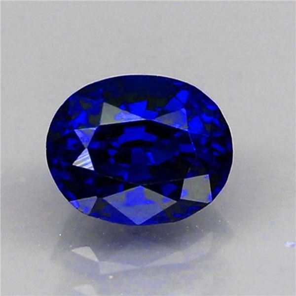 Natural Oval Royal Blue Sapphire [VVS]