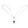 Image 3 : Natural Pigeon Blood Red Ruby Necklace