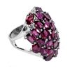 Image 3 : Natural Rhodolite Garnet Ring