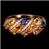Image 1 : Natural Multi Color Sapphire Ring