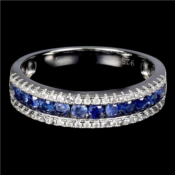 Natural Burma Blue Sapphire Ring