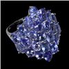 Image 2 : Natural Violet Blue Tanzanite Ring