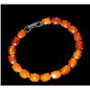 Image 1 : Natural Mexican Orange Opal 9x7 MM - Bracelet