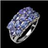 Image 2 : Natural Violet Blue Tanzanite Ring