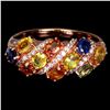 Image 1 : Natural Multi Color Sapphire Ring