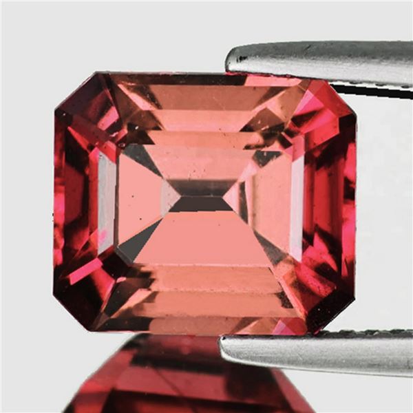 Natural Bi-Color Padparadscha Pink Tourmaline { Flawless-VVS }