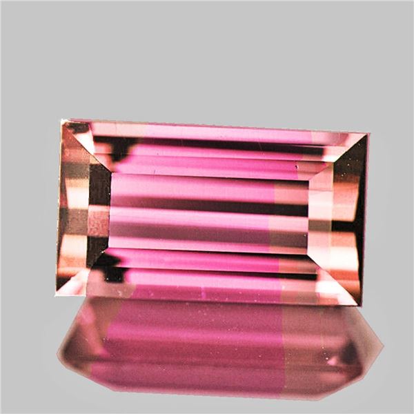 Natural Bi Color Pink Tourmaline {Flawless-VVS1}