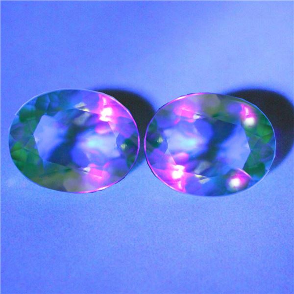 Natural Color Change Hyalite Opal Pair {Flawless-VVS}
