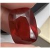 Image 1 : Natural Untreated Red Cushion Ruby GIA Certified