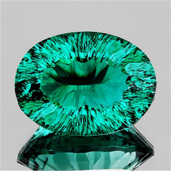 Natural Emerald Greenish/Blue Fluorite {Flawless-VVS1}