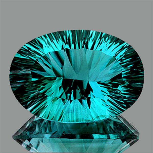 Natural Emerald Greenish/Blue Fluorite {Flawless-VVS1}